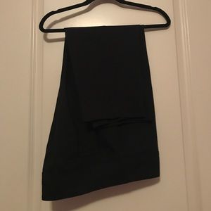 Black ankle length capris, straight leg